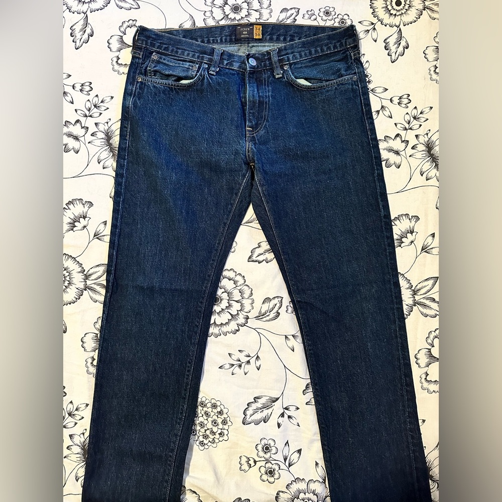 J.Crew Men’s Denim | 484 Fit | 34x30 | Dark Wash | Summer 2014
